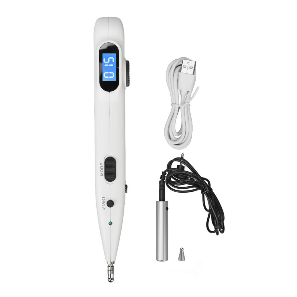 Meridian Energy Massage Pen with Adjustable Frequency, Wireless Rechargeable Electronic Acupuncture Tool for Targeted Pain Relief and Muscle Therapy