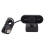 Webcam com base giratória, Full HD 1080p com redução de ruído e microfone embutido para laptop, PC e Mac. Foco automático, grande angular, 1