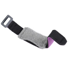 Ruban de fixation pour cordes de guitare, bandeau en flanelle anti-bruit violet court