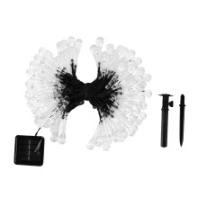Energy Saving Solar Flower String Lights for Patio and Garden, Waterproof Outdoor Decor with Multi-Mode Solar Fairy Lights, Auto On/Off Solar Lights