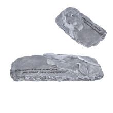 Gedenkstein aus Resin für Haustiere – Hund, Katze Grabstein, 25 cm Gartendekoration
