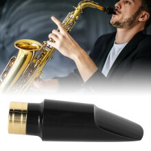Embout de saxophone soprano professionnel en métal pour usage en studio