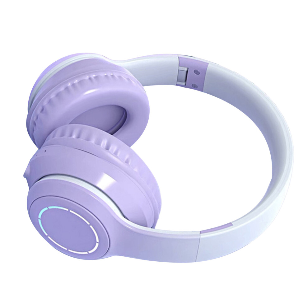 Heavy Bass Bluetooth Headphone, Noise Cancelling, Foldable, Gradient Purple 8781376662017