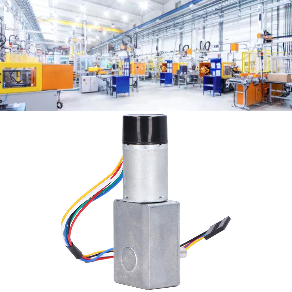 High Torsion Worm Gear Motor 30Rpm Dc12v Metal Self Locking Encoder 9381376663534