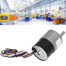 Bürstenloser D-Schaft Getriebemotor 12V 45RPM Leiser Betrieb 37mm Durchmesser