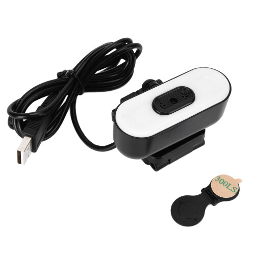 Κάμερα web plug and play με ρυθμιζόμενο φωτισμό πλήρωσης, κάμερα web Full HD με ενσωματωμένο