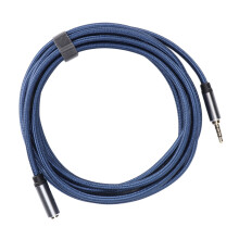 3,5 mm Audiolängeverlängerungskabel 3 m Blau Stereo Stecker auf Buchse Adapter