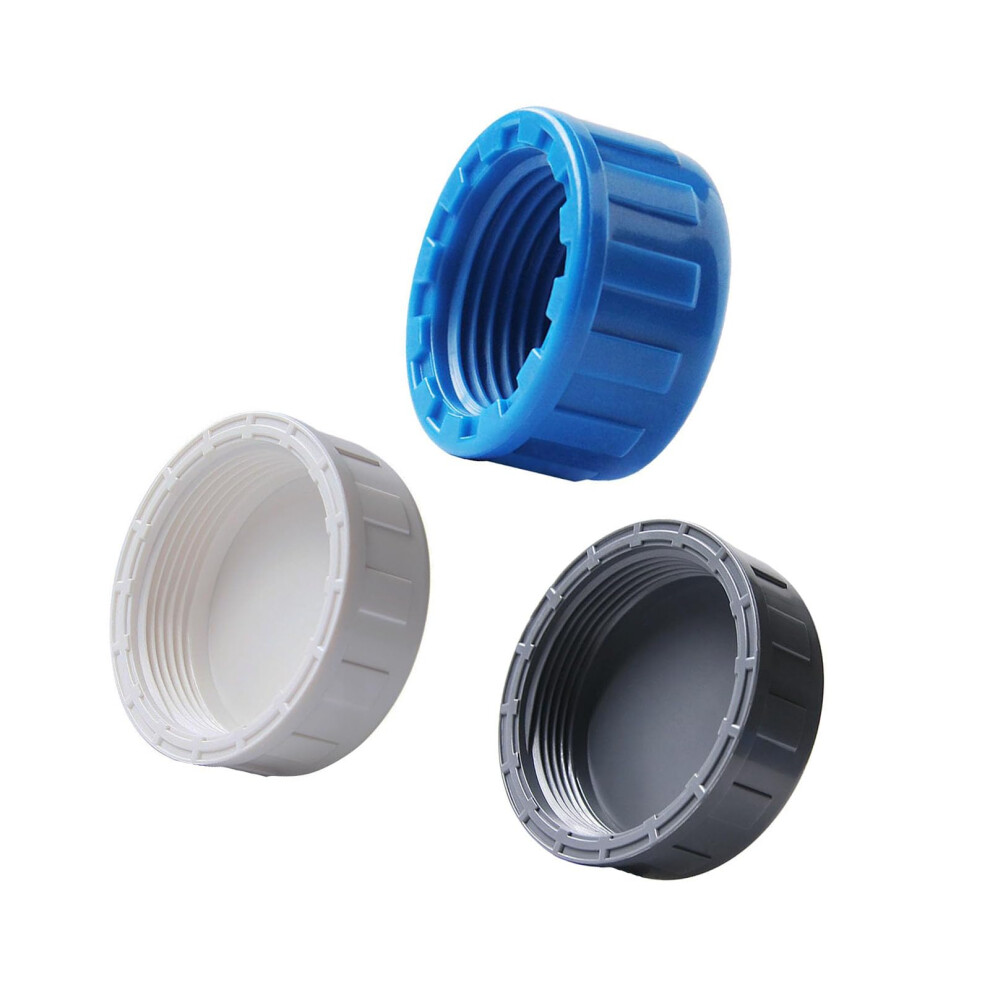 Pvc Pipe Cap 20Mm Blue Threaded Fitting For Secure Pipe Sealing And Industrial Use 9187378501160