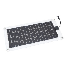 30W 12V Waterproof Polycrystalline Solar Panel Kit with Battery Clip