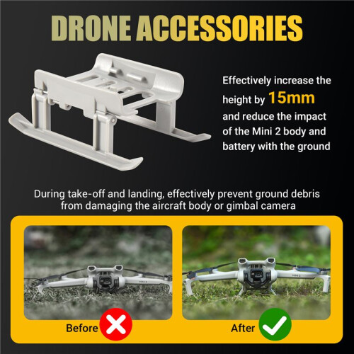 Landing Gear for   / 2/ SE Quick Release Height Extended Leg Protector Feet Extensions Accessories 1