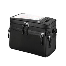 Bike Handlebar Bag Multifunctional Waterproof Bike Front Bag Bicycle Frame Bag Waist Shoulder Bag Cycling Accessories