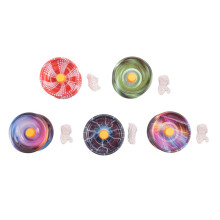 5Pcs Alloy Responsive Yoyo Balls Colorful Responsive  Metal Beginner String Trick  for Beginners, Adults Players
