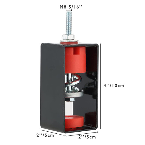 4Pack Ceiling Vibration Damping Mounts, Spring Vibration Isolator for Soundproof and Shockproof for Theater Studio 2