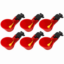 Automatisch Vullende Drinkbekers voor Gevogelte voor Automatisch Besproeiingssysteem voor Kippen, Eenden, Ganzen, Kalkoenen Enz. 6 Stuks