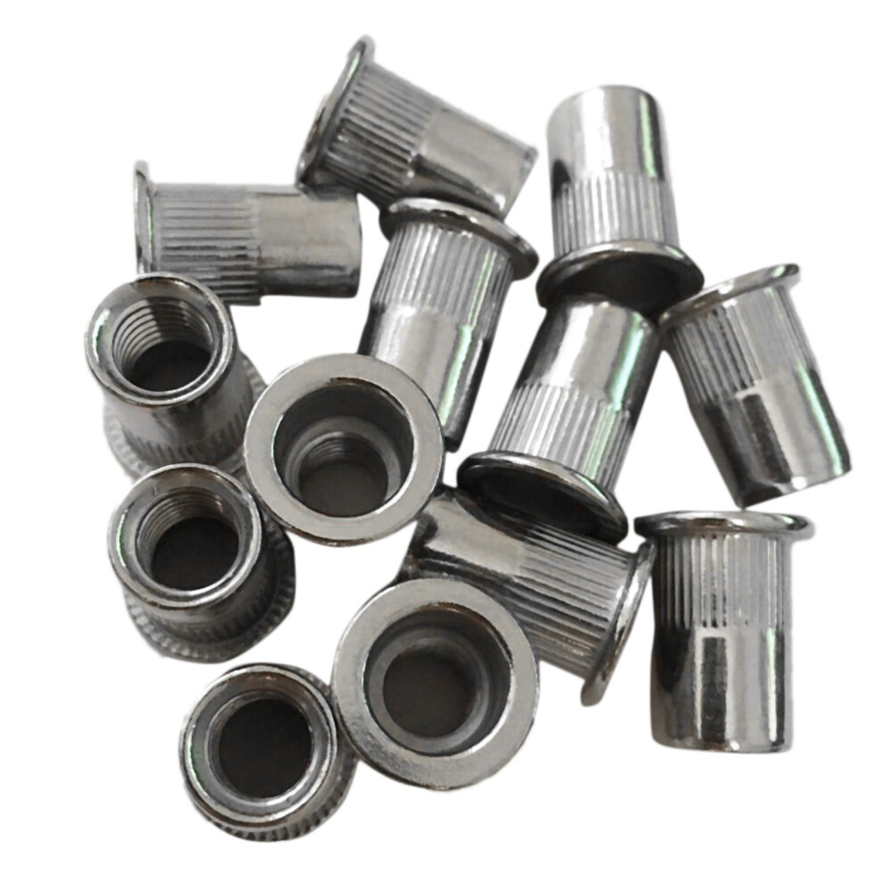30Pcs M8 Rivet Nuts Stainless Steel Threaded Rivet Insert Nuts M8-1.25Mm 6032091476581