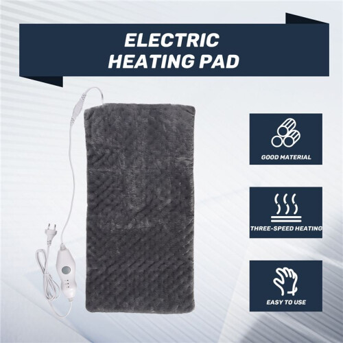 Almofada de Aquecimento EléTrico Extra  para AlíVio de CóLicas e Dores Nas Costas 12 X 24 Polegadas - Calor Suave para Terapia úMida e Seca Plug 1