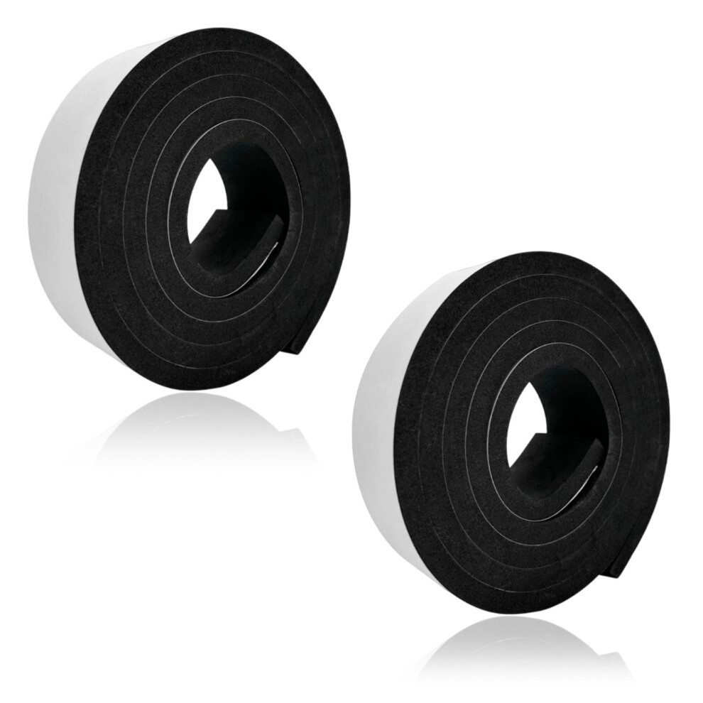 Self Adhesive Foam Seal Strips For Door And Window, Weatherstrips High Resilience Closed Cell Foam Tape For Air Conditioner Insulation, Shock 9358999824543