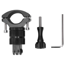 Aluminum Bike Handlebar Mount For GoPro, 360 Degree Rotation Waterproof Rustproof Durable Action Camera Adapter With Adjustable Clamp For Seatpost