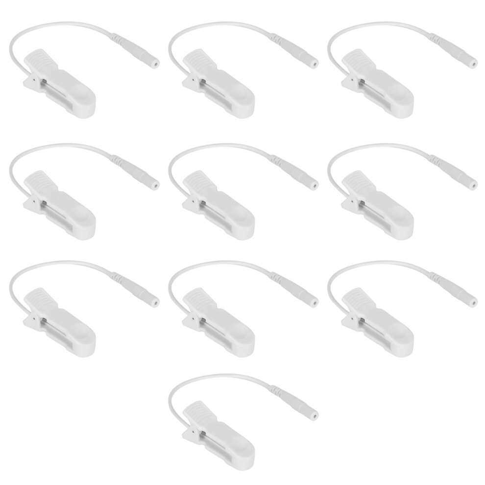 Tens Wire Cable Clip Electrode Leader Wires Alligator Clips Physiotherapy Machine Strong Bite Durable And Practical For Therapeutic Instruments