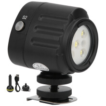 Onderwaterduiklamp, superheldere duiklamp met 7 standen, LED-invullicht met hoge helderheid en instelbare instellingen voor duiken.