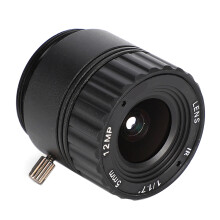 Lionsa Seasta CCTV le Dea-Fheidhmíocht i Solas Íseal, Lionsa CS Mount5mm F1.2Aperture12MP HD le haghaidh Soiléireachta agus Comhoiriúnachta