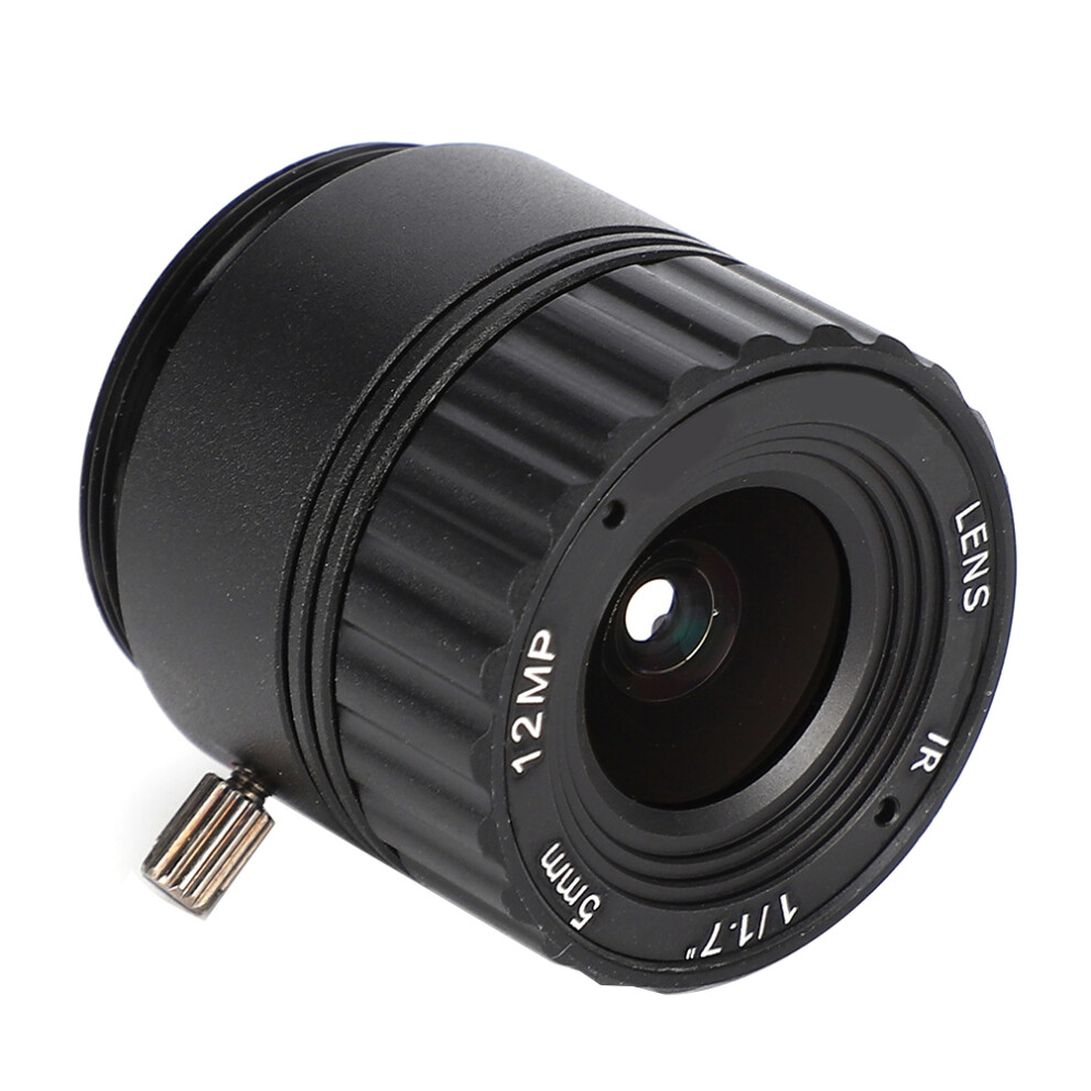 Cctv Fixed Lens With Good Low Performance, Cs Mount 5Mm F1.2 Aperture 12Mp Hd Lens For Enhanced Clarity And Compatibility Light 9175034075759