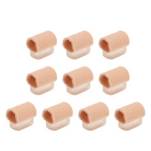 Foot Care Solution For Bunions, Stretchable Toe Spacers With Non Woven Fabric And Soft Cashmere Cover, Gel Pads For Straightening Big Toes And