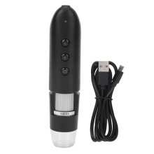 Microscopio digital inalámbrico para análisis de cabello y piel, cámara USB de alta definición con fuente de luz LED, analizador de piel