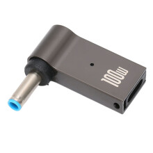 Veelzijdige USB-C naar DC-adapter, 4,5 x 3,0 mm jack-aansluiting voor nauwkeurige verbinding, behuizing van aluminiumlegering met snelle warmteafvoer