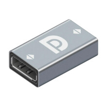 Adaptador de extensão DisplayPort para transmissão de vídeo de alta definição, conector macho e fêmea UHD Ultra HD, suporta áudio e vídeo
