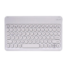 Illuminated LED Bluetooth Keyboard with Excellent Compatibility, Retro Ultra-Slim Design for Travel and Home Use, Featuring Quiet Typing and Reliable