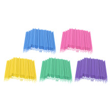 Wasserfester Wimpernverlängerungsstift, hautfreundliche Mikrobürsten zur Reinigung von Augenbrauen und Lidstrich, ideal für den Salongebrauch,
