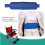 Αντιολισθητικός ιμάντας ασφαλείας για αναπηρικό αμαξίδιο με αναπνεύσιμο υλικό, 4