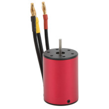3650 2300KV Wasserdichter brushless Motor für 1/10 RC Auto, Rot & Schwarz