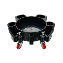 360 Turning Automobile Multifunctional Car Wash Bucket Base Pulley Mobile Base Car Wash Base Beauty Car Washing Tools