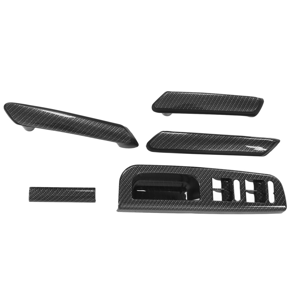 Carbon Fiber Style Inner Door Handle Lifting Panel Frame For B5 1998-2005 4031376669191