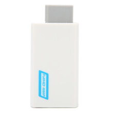 Compacte adapter voor Wii, plug-and-play HDMI-converter met digitale HDMI-uitgang, extra audio-aansluiting voor veelzijdig thuisentertainment