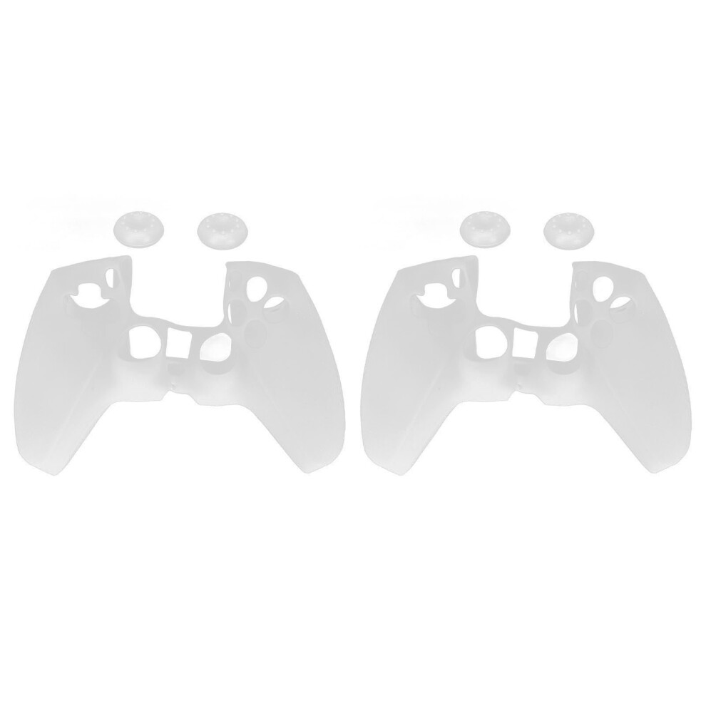 Silicone Grip For Ps5 Controller, Sweat-Resistant For Extended Sessions, Precise Cutouts Ensure Full Access To Controls 9012494869040