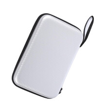 Table Tennis Bat Case Training Hard Case Silver Pingpong Paddle Storage Bag For Table Tennis Paddles