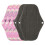 Comfortable 5pcs Washable Bamboo Charcoal Menstrual Pads 25cm 14