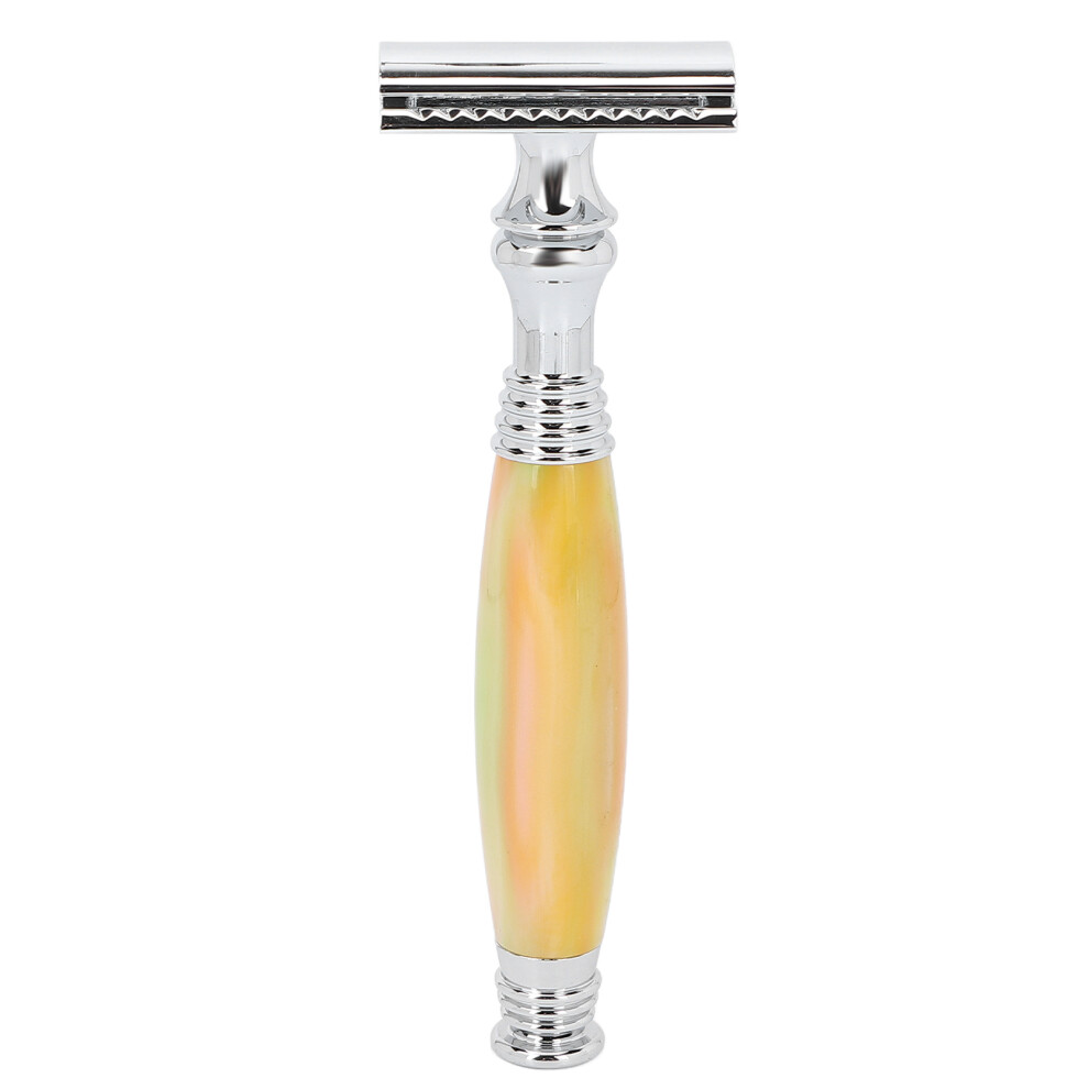 Light Ecofriendly Razor, Sustainable Grooming Solution, Brass Metal For Rust Proof Shaving, High Quality Material Ensures Durability, Small And For