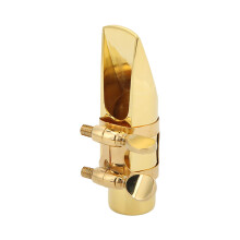 Metal Saxophone Mouthpiece Kit for Althorn Alto Sax, No.6, Golden