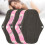Comfortable 5pcs Washable Bamboo Charcoal Menstrual Pads 25cm 15