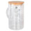 1000ml V-förmiger Messbecher aus Glas mit Bambusgriff 15