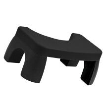 Toilettenhocker Schwarz – Rutschfest, 27x17x25x42,5cm