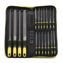 Precision Needle Files For Detailed Work, Needle Files Set Wide Application With Nonslip Rubber Handle, Soft Rubbery Handle For Woodwork Metal Model