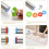 Non Stick Rolling Pin with Thickness Rings for Baking, Stainless Steel Dough Roller Enables Precise Thickness Control, Multi-Purpose Tool for 4
