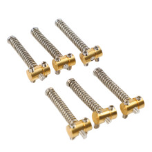 Set di 6 selle in ottone per chitarra elettrica Telecaster, sostituzione della coda TL