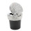 Universal Car Ashtray with LED Light DiamondStudded Smokeless Container White 1