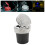 Universal Car Ashtray with LED Light DiamondStudded Smokeless Container White 16
